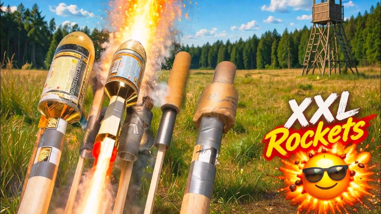 Fireworks Compilation Mega Rockets XXL Shells Huge Firecrackers - YouTube