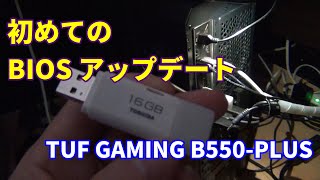 BIOSアップデート方法【TUF GAMING B550-PLUS】