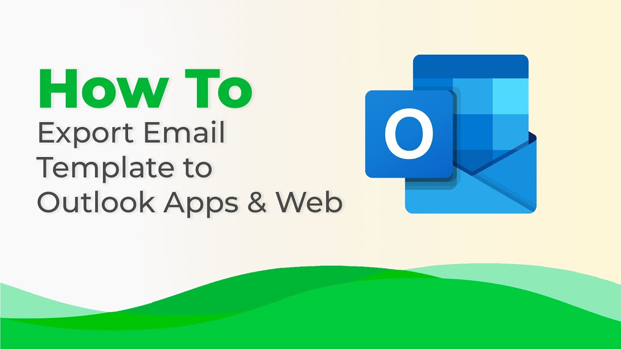 How To Export Email Template To Outlook Apps Web With Stripo YouTube