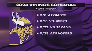 Fox 9'S Vikings Crew Reacts To 2024 Schedule Release