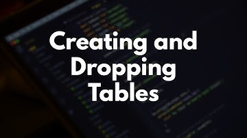 SQL Learning Path - Creating and Dropping Tables