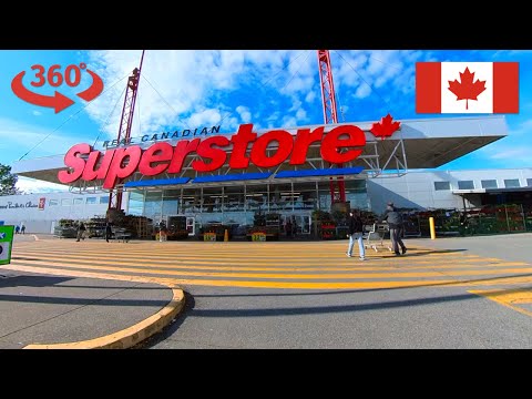 Thumbnail for 360 Degree Video of Shopping in Superstore in Langley, BC, Canada