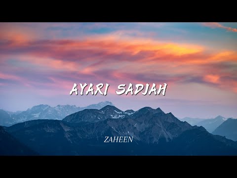 ZAHEEN AYARI SADJAH COVER