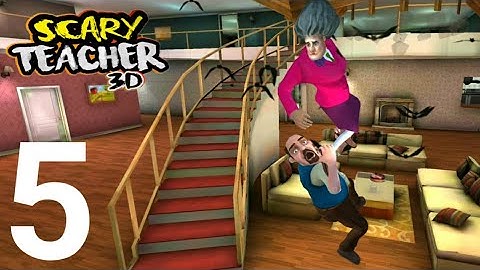 Trouble In Paradise Completed! - Scary Teacher 3D Gameplay Walkthrough Part 5 (Android/iOS)