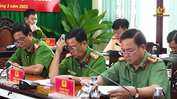 Sơ kết công tác công an quý 1 năm 2023