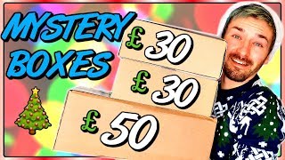 Spending Over £100 On Christmas Mystery Boxes | Mystery Box Unboxing