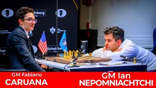 Ian Nepomniachtchi vs Fabiano Caruana || candidates 2024 chess - R14