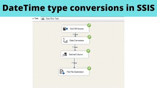 20 DateTime type conversions in SSIS