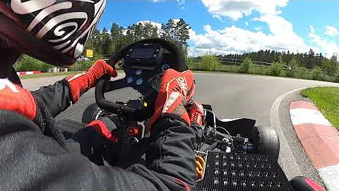 Darrell Smith the ROTAX test driver driving the Pr...