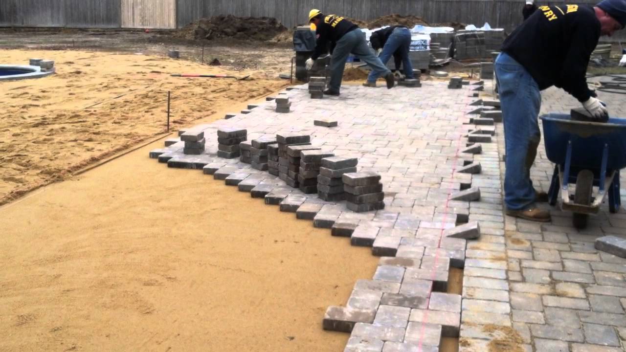 Pool Patio Installation With 6x9 Toffee Onyx Tumblestone Pavers YouTube Pool Patio Installation With 6x9 Toffee Onyx Tumblestone Pavers YouTube
