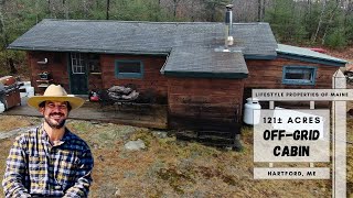 SOLD Off-Grid Cabin on 121± Acres | Maine Real Estate