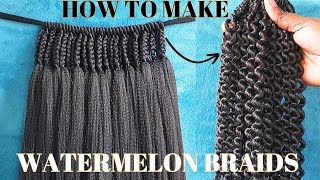 DIY: How To Make Watermelon Braids