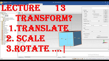 CST basic tutorials | transform & scale command in cst | cst tutorials for beginners | 13