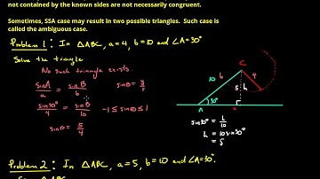 Solving SSA Triangles