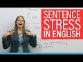 How SENTENCE STRESS changes meaning in English