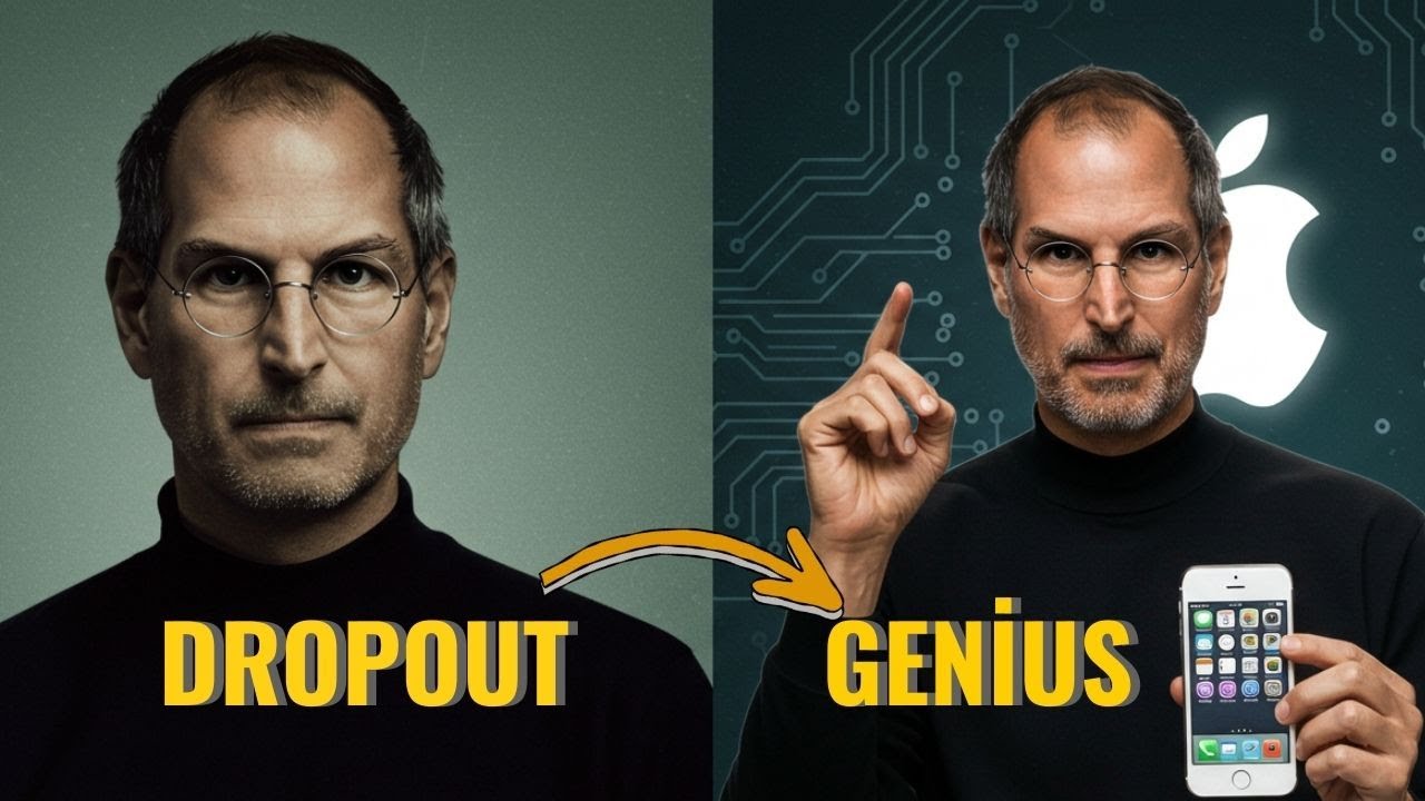 College Dropout, Fired CEO, Cancer Survivor—How STEVE JOBS Built a $3 Trillion Empire