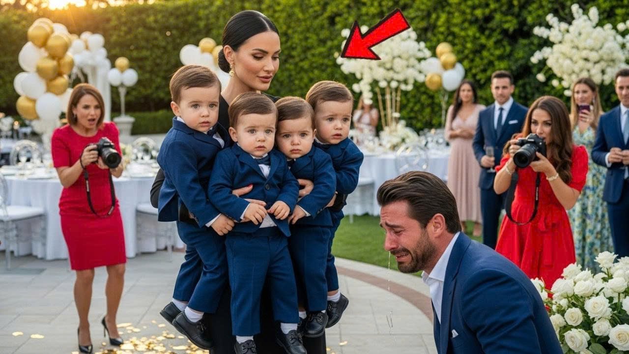 Il l’a quittée en pensant qu’elle n’aurait pas d’enfants… jusqu’à ce que quatre petits arrivent