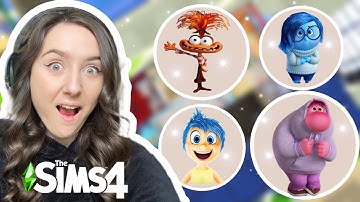 Every Apartment is a Different Inside Out Character/Emotion in The Sims 4 Build Challenge