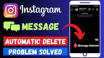 Instagram Message Automatic Delete Problem | Instagram Chat Automatically Delete Problem | 2023