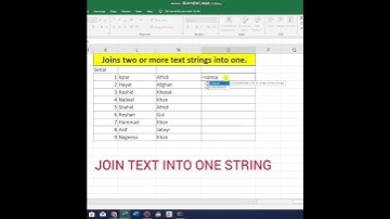How to Join Multiple Texts into One String in Excel | Text Join Function Tutorial 2025