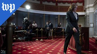 Vice President Harris casts record-setting vote in Senate