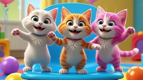 Nursery Rhymes | Baby Kitten Song 😺 Cat Meow Meow | Cute Baby Cat Dance | Kids Song | Kids Melody TV