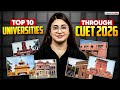 Top 10 Universities | Best Placement and High Packages 🤑Through CUET UG  2026 🔥