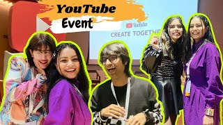 Met so many YouTubers  #crafteraditi #youtubepartner #CreateTogether #vlog @CrafterAditi @YouTube