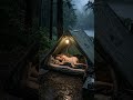 Rainy Night Tent Ambience | Ultimate Sleep ASMR
