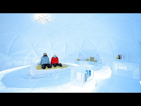 Staying at Japan's Ice Hotel in extremely cold Hokkaido | Hoshino Resorts TOMAMU Ice Village