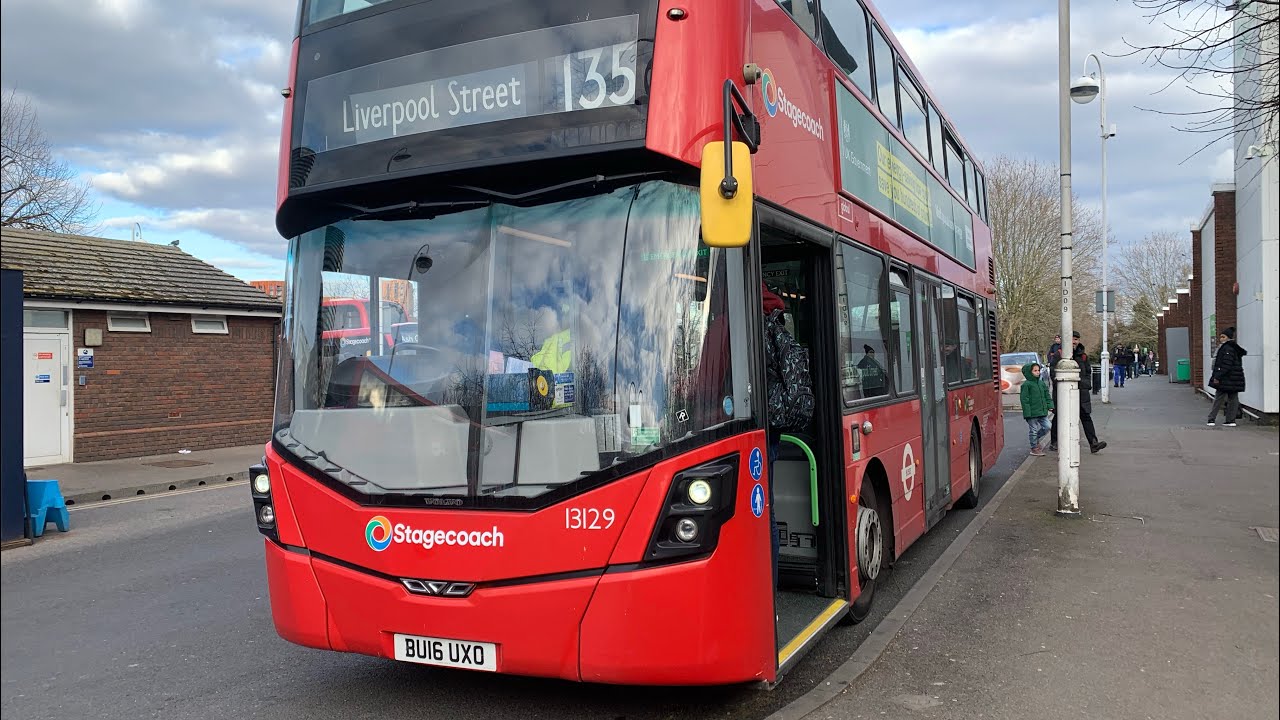 135 Old Street Station Crosshabour Asda 13129 BU16 UXO Stagecoach 135-old-street-station-crosshabour-asda-13129-bu16-uxo-stagecoach