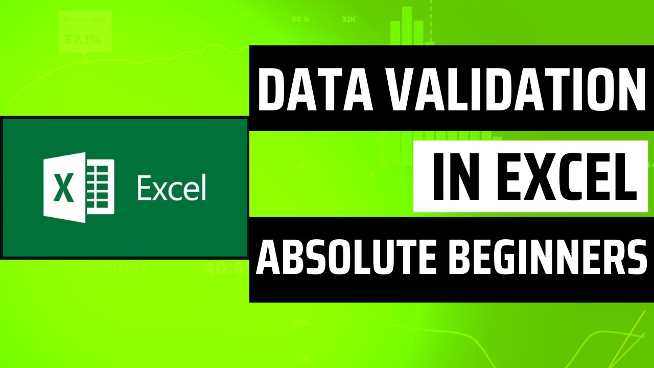 Excel Data Validation Step by Step Made Simple Way - YouTube