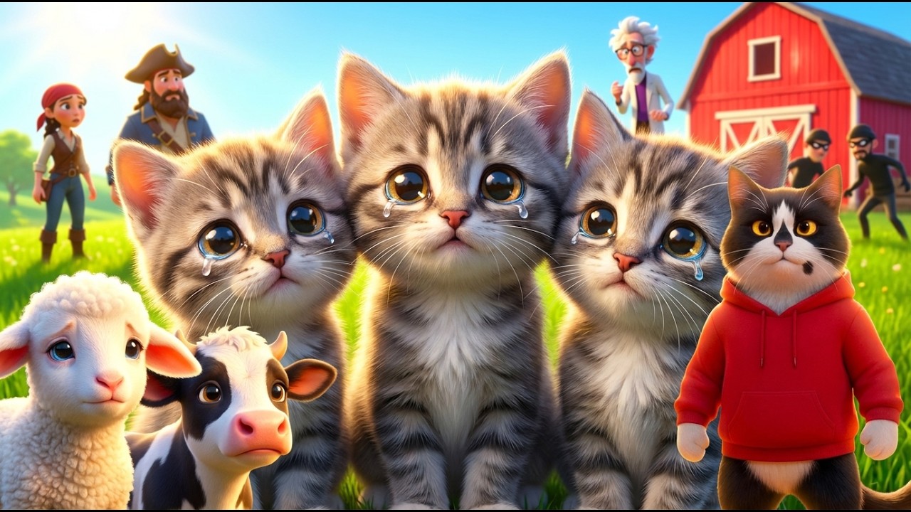 Ali Babanın Çiftliğinde Hırsız 😱 | Hayvanlar Çalındı! | Korsanlar, Çılgın Profesör & Süper Kedi