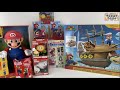 Super mario bros unboxing toys review l super mario bowser ship playset