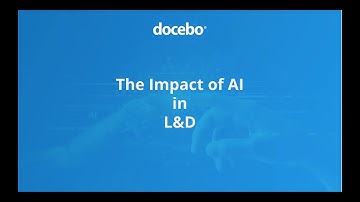 The Impact of AI in Learning & Development