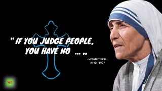 These 20 Most Beautiful Mother Teresa's Quotes Are Inspiring & Life Changing 2024