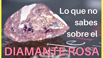 ¿Cómo de raro es un diamante rosa?