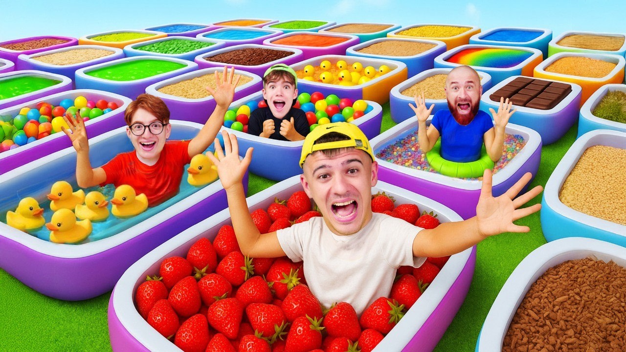 100 ТАЙНЫХ БАССЕЙНОВ ТОЛЬКО ОДИН ПРИНОСИТ ПОБЕДУ!!