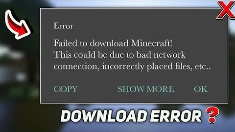 How to fix mojo launcher download error