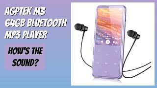 REVIEW (2026): AGPTEK M3 64GB Bluetooth MP3 Player. Features
