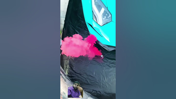 Smoke Bomb vs Lamborghini
