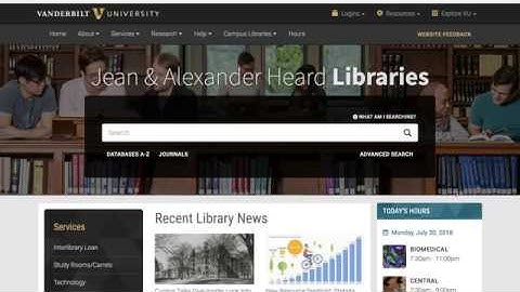Using Your Library Card in the Vanderbilt Library Catalog