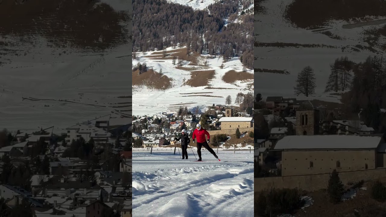 Трасса в Saint Moritz точно входит в мой ТОП красивейших мест для катания ❄️
