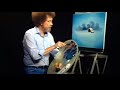 Mixing paint with Bob Ross Frozen Beauty in Vignette