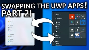 Swapping the Windows UWP Apps Part 2!