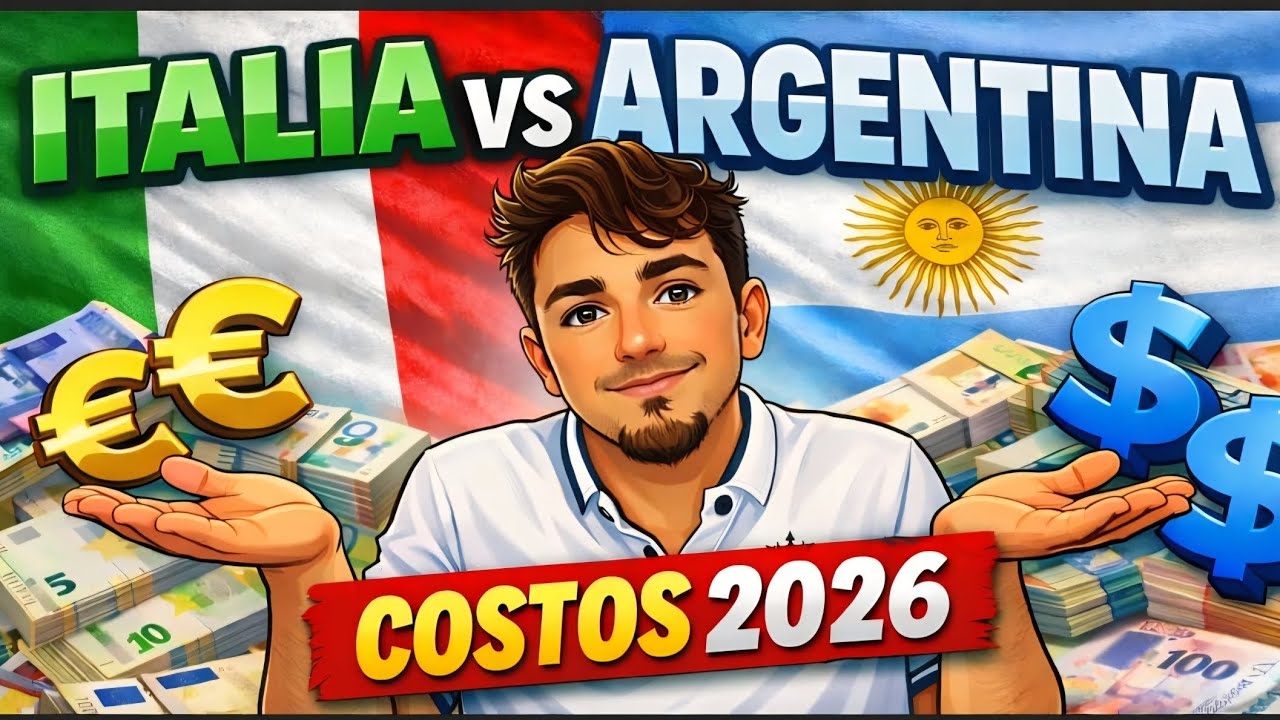 🇮🇹 🇦🇷 Argentina vs Vivir en Italia 2026 | Costos reales, sueldos y calidad de vida