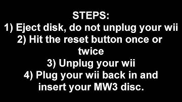 HOW TO PREVENT MW3 WII DATA CORRUPTION(try at own risk?)