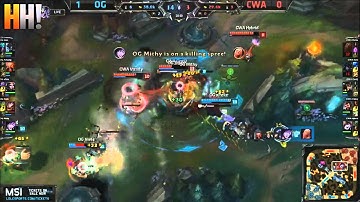 Highlights of Finals - OG vs CWA - EU Challenger Series