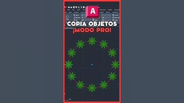 Cómo copiar un objeto alrededor de un círculo en AutoCAD (Fácil y rápido) #autocad