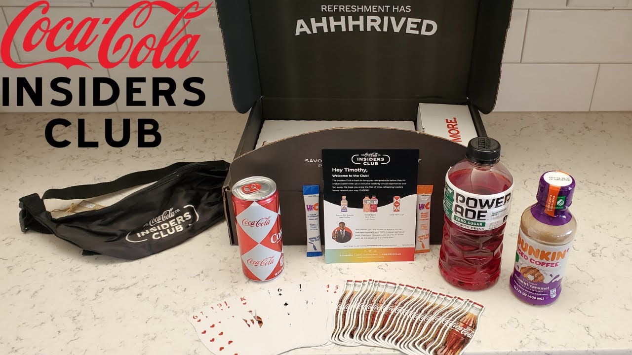 Coca-Cola Insiders Club | January 2021 Unboxing | 